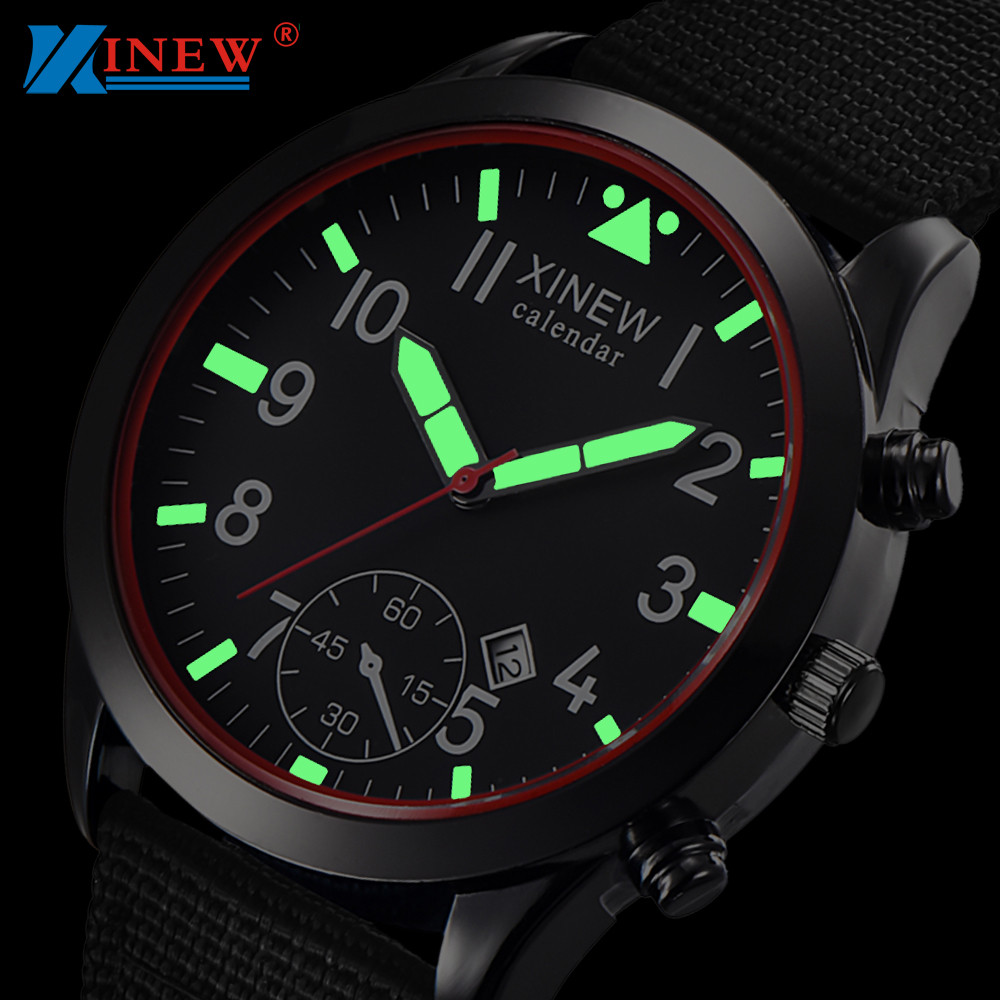 Canvas Strap Watch - 2020 XINEW Watches Men Fashion Glow