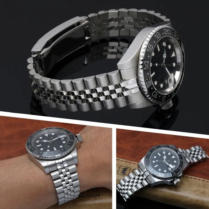 20mm 21mm 904L Watchbands For  - Rolex Watch Submariner recension och pris
