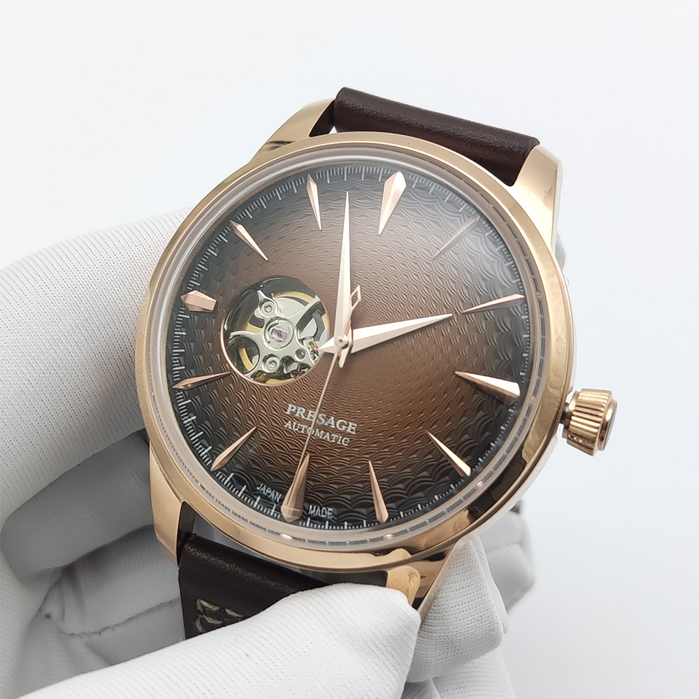 9 colors Vintage 40MM Men's Me - Seiko Watch Presage recension och pris