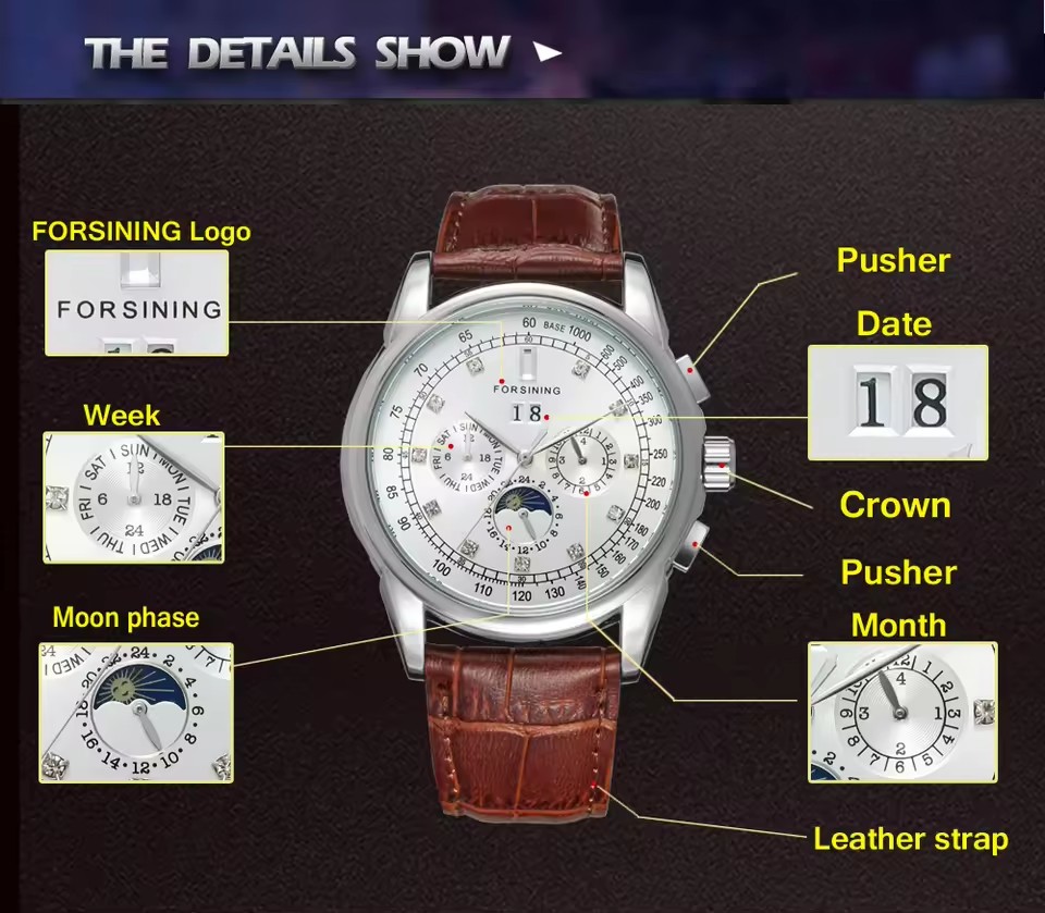 FORSINING Replica Multifunctio - Patek Philippe Watch Nautilus recension och pris